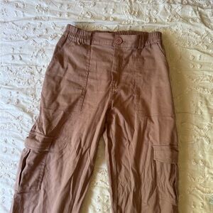 LEPUNUO S TAN CARGO PANTS